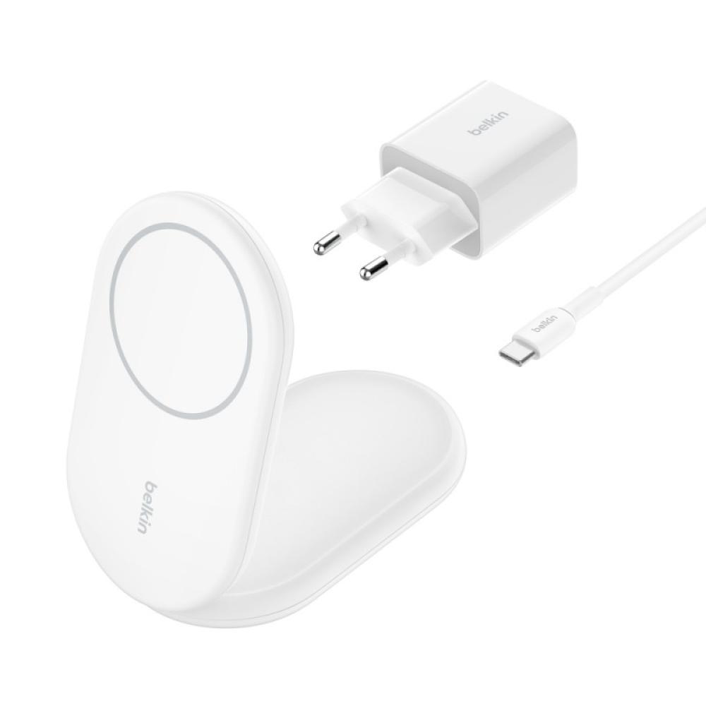 Belkin - BoostCharge Auriculares, Smartphone Blanco USB Cargador inalámbrico Carga rápida Interior - WIB007VFWH