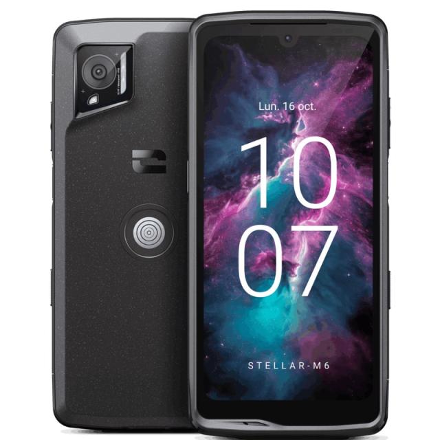 Crosscall - Stellar-M6 15,5 cm (6.1") SIM doble Android 14 5G USB Tipo C 6 GB 128 GB 4500 mAh Negro