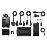 Lindy - 73436 organizador para estación de carga Independiente Aluminio, Plástico Negro, Gris