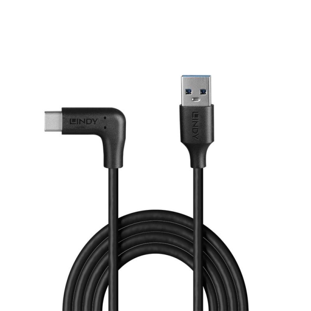 Lindy - 32012 cable USB USB 3.2 Gen 2 (3.1 Gen 2) 0,5 m USB A USB C Negro