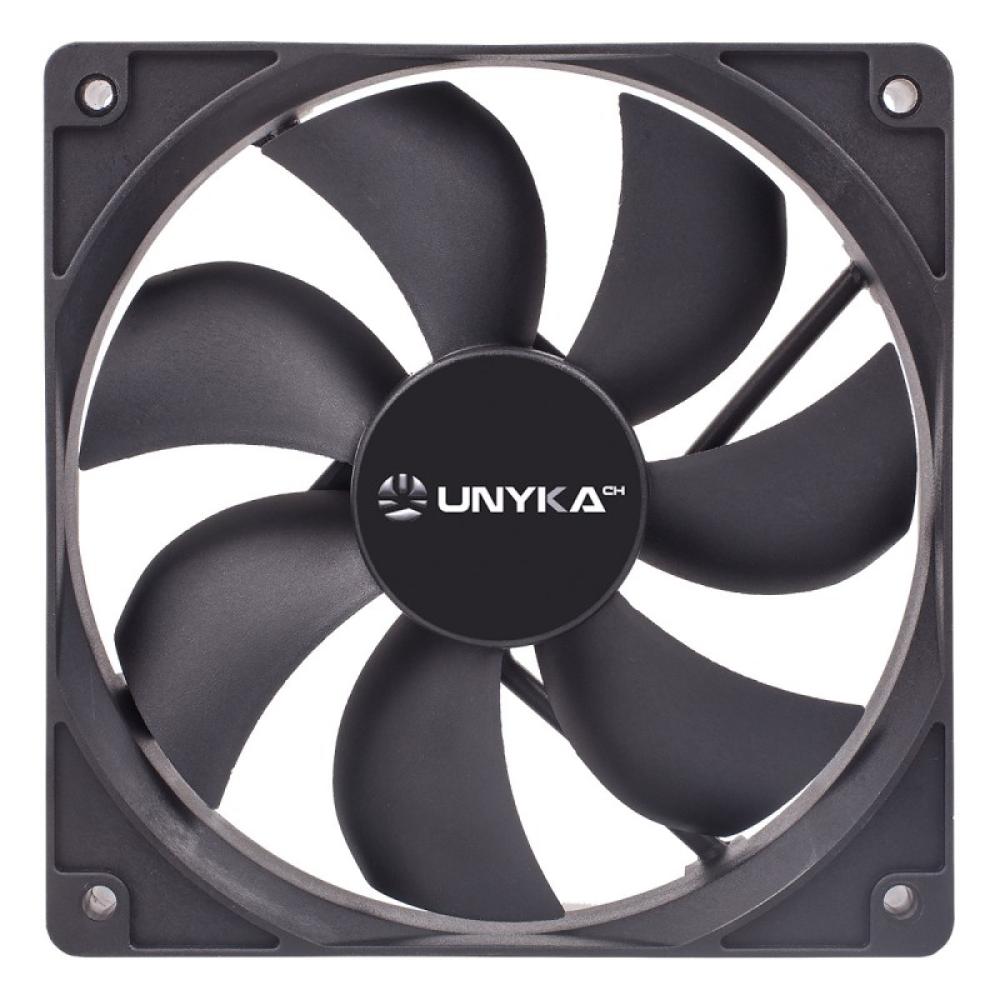 UNYKAch - 51800 computer cooling system Carcasa del ordenador Ventilador 12 cm Negro