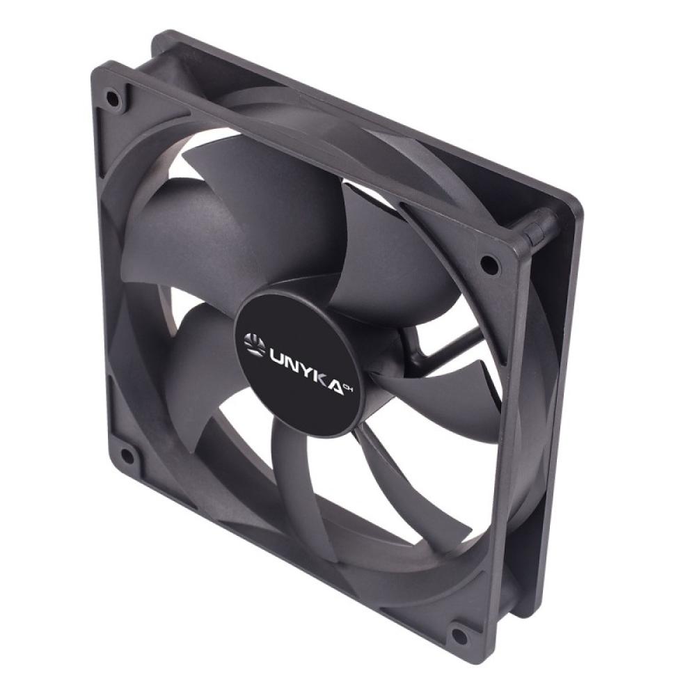 UNYKAch - 51800 computer cooling system Carcasa del ordenador Ventilador 12 cm Negro