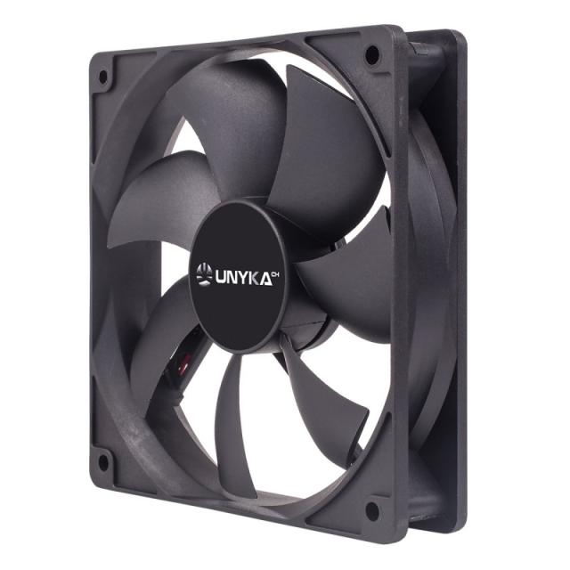 UNYKAch - 51800 computer cooling system Carcasa del ordenador Ventilador 12 cm Negro