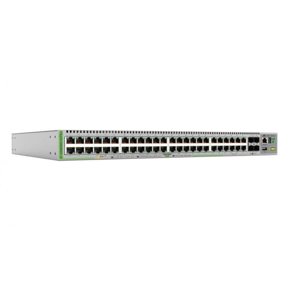 Allied Telesis - AT-GS980MX/52PSM-50 switch Gestionado L3 10G Ethernet (100/1000/10000) Energía sobre Ethernet (PoE) Gris