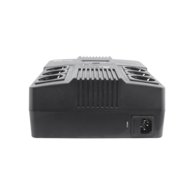CoolBox - SAI SCUDO3 800VA 480W 3+3 SCHUKOS + SOFTWARE