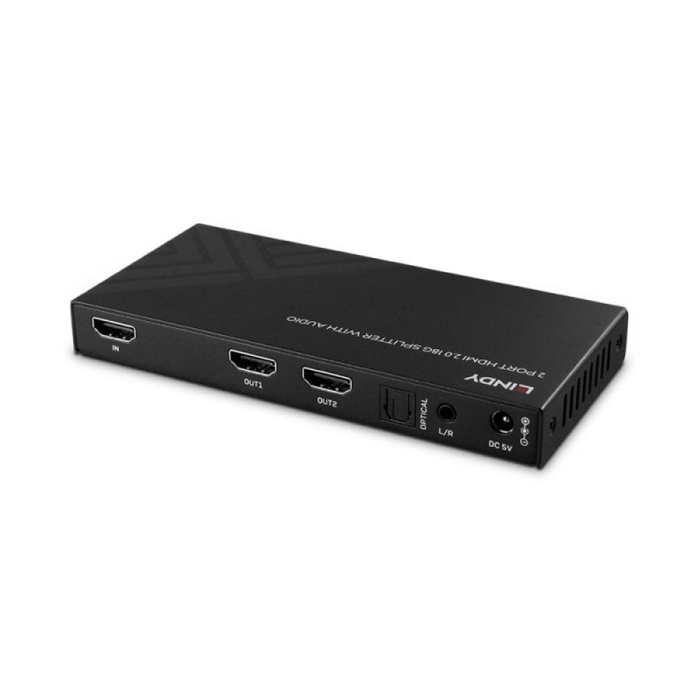 Lindy - 38534 divisor de video HDMI 2x HDMI