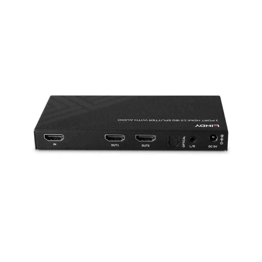 Lindy - 38534 divisor de video HDMI 2x HDMI