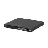 NETGEAR - GSM4328-100AJS Gestionado L3 Gigabit Ethernet (10/100/1000) Energía sobre Ethernet (PoE) 1U Negro