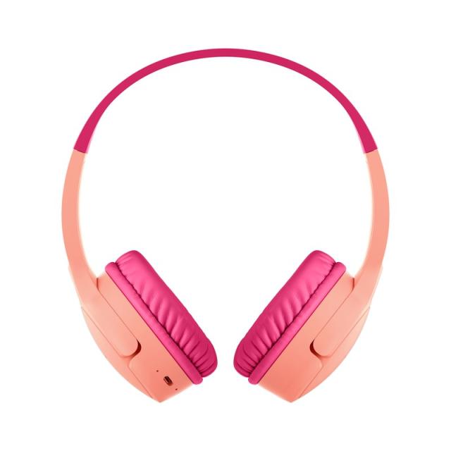 Belkin - SoundForm Mini Auriculares Inalámbrico Diadema Llamadas/Música USB Tipo C Rosa