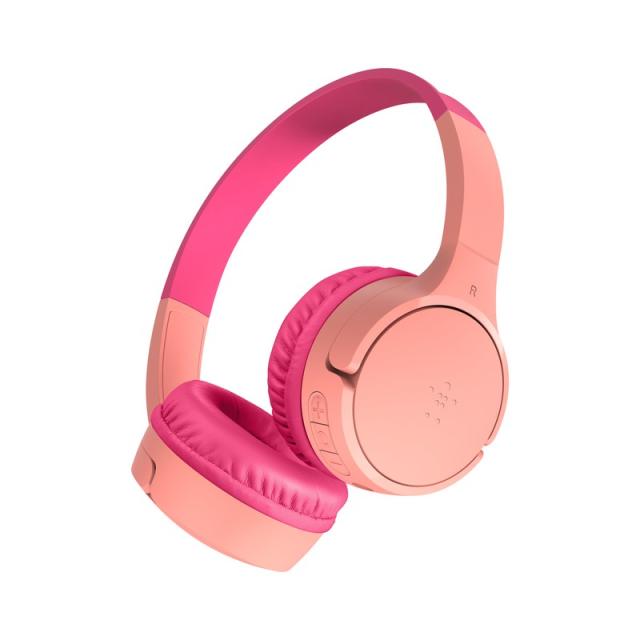 Belkin - SoundForm Mini Auriculares Inalámbrico Diadema Llamadas/Música USB Tipo C Rosa