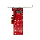 StarTech.com - Adaptador de SSD M2 a PCIe - Conversor NVMe / AHCI / NGFF / M-Key a PCIe 3.0 x4 - Perfil Bajo o Completo - Adapta