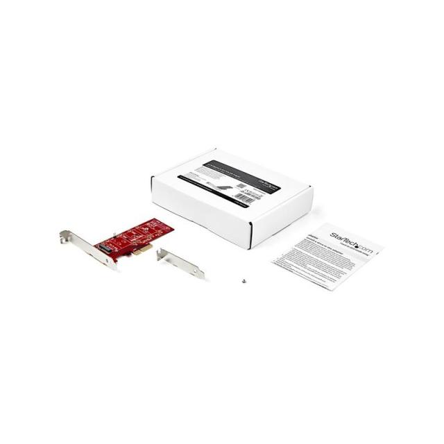 StarTech.com - Adaptador de SSD M2 a PCIe - Conversor NVMe / AHCI / NGFF / M-Key a PCIe 3.0 x4 - Perfil Bajo o Completo - Adapta