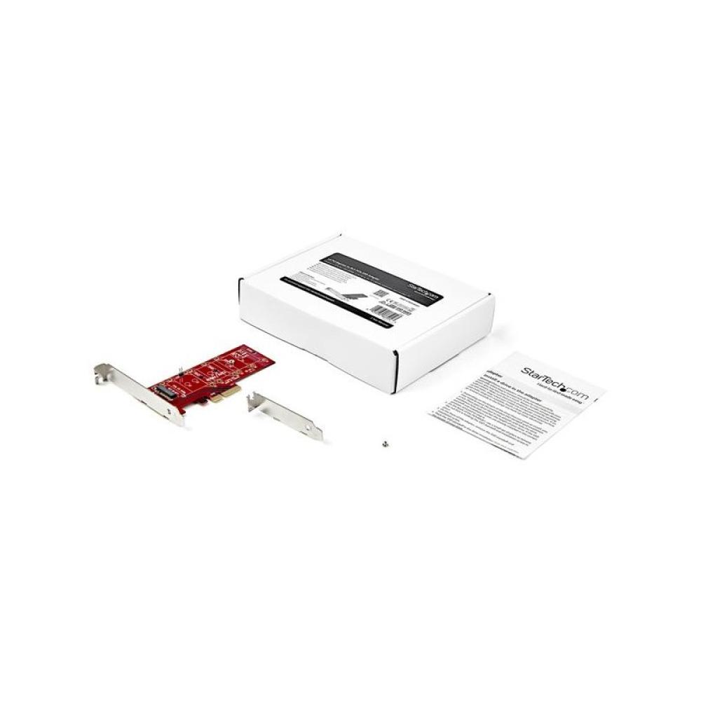StarTech.com - Adaptador de SSD M2 a PCIe - Conversor NVMe / AHCI / NGFF / M-Key a PCIe 3.0 x4 - Perfil Bajo o Completo - Adapta