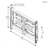 Vogel''s - PFW 6851 2,16 m (85") Negro