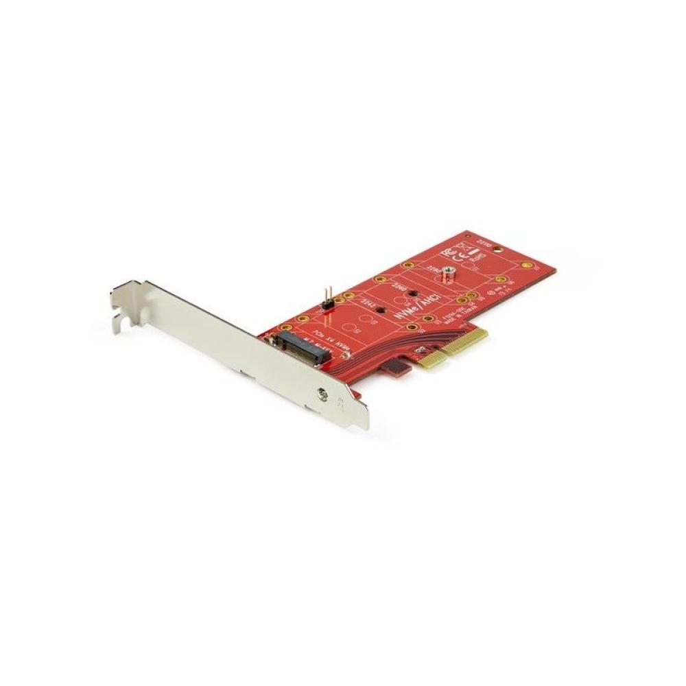 StarTech.com - Adaptador de SSD M2 a PCIe - Conversor NVMe / AHCI / NGFF / M-Key a PCIe 3.0 x4 - Perfil Bajo o Completo - Adapta