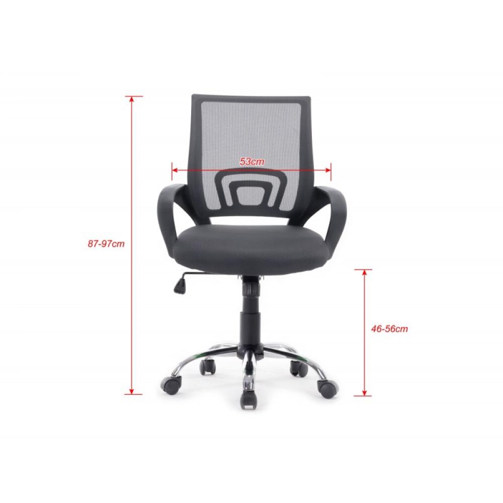 Equip - 651014 silla de oficina y de ordenador Asiento acolchado Respaldo de malla