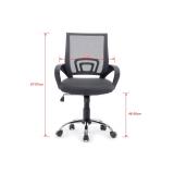 Equip - 651014 silla de oficina y de ordenador Asiento acolchado Respaldo de malla