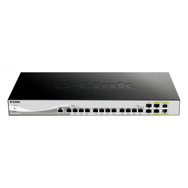 D-Link - DXS-1210-16TC/E switch Gestionado L2 10G Ethernet (100/1000/10000) Gris