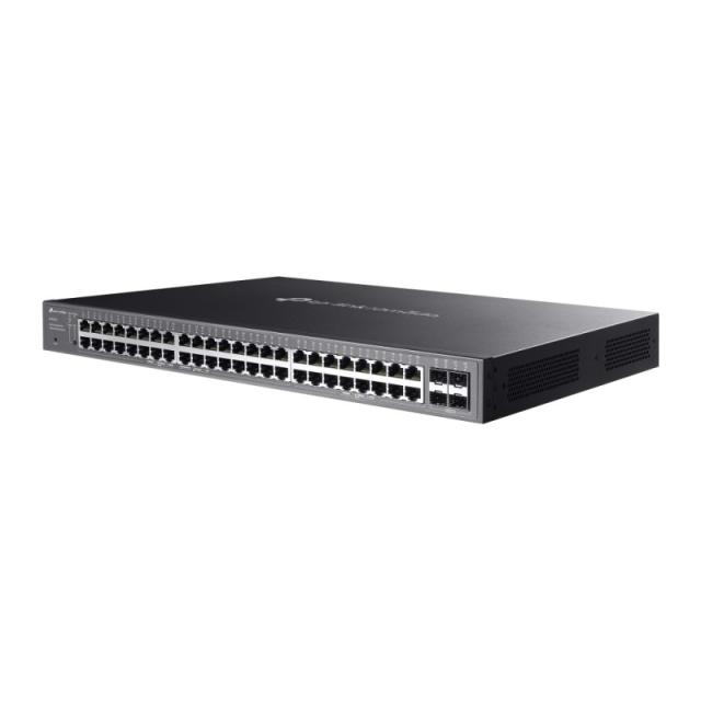 TP-Link - Omada SG2452LP switch Gestionado L2/L2+ Gigabit Ethernet (10/100/1000) Energía sobre Ethernet (PoE) 1U Negro