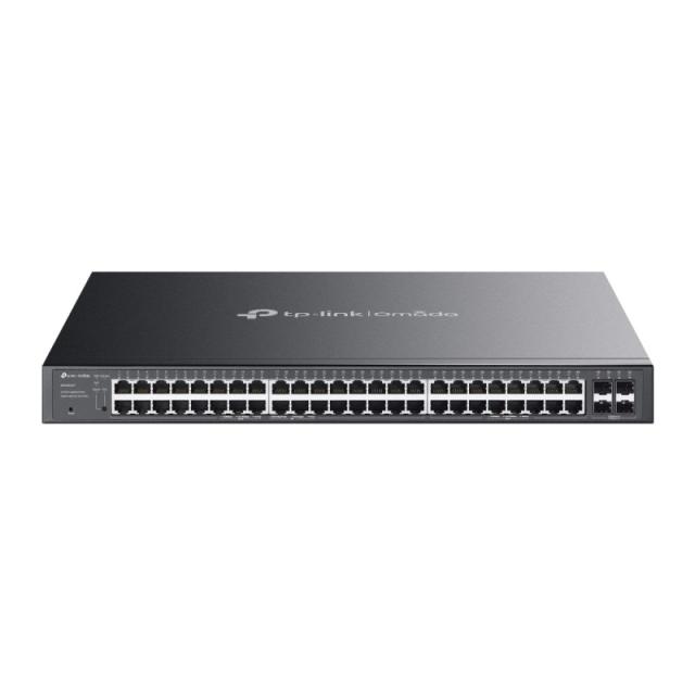 TP-Link - Omada SG2452LP switch Gestionado L2/L2+ Gigabit Ethernet (10/100/1000) Energía sobre Ethernet (PoE) 1U Negro
