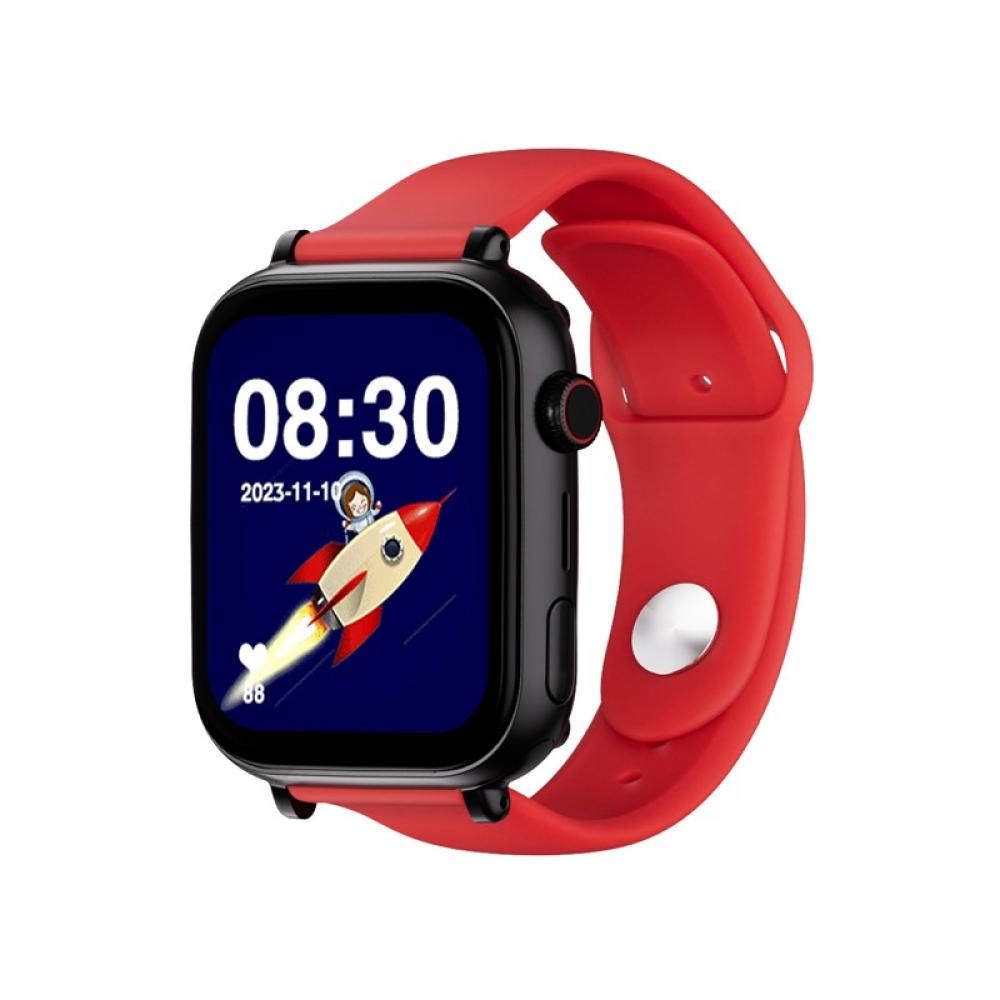 SaveFamily - Save Family PLUS SmartWatch con GPS y llamada Negro Correa Silicona Roja NO INCLUYE SIM