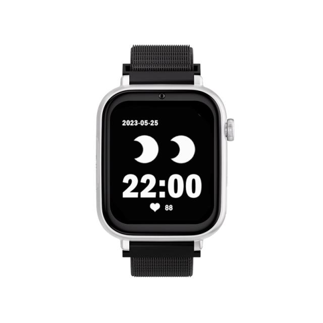 SaveFamily - Save Family PLUS SmartWatch con GPS y llamada Blanco Correa Tela Negra NO INCLUYE SIM