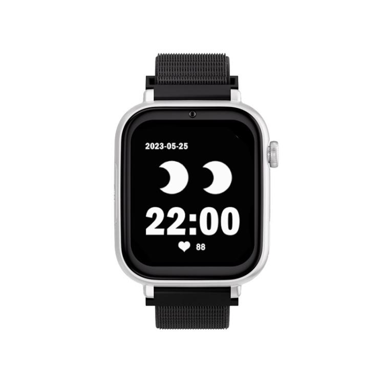 SaveFamily - Save Family PLUS SmartWatch con GPS y llamada Blanco Correa Tela Negra NO INCLUYE SIM