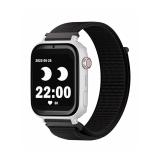 SaveFamily - Save Family PLUS SmartWatch con GPS y llamada Blanco Correa Tela Negra NO INCLUYE SIM