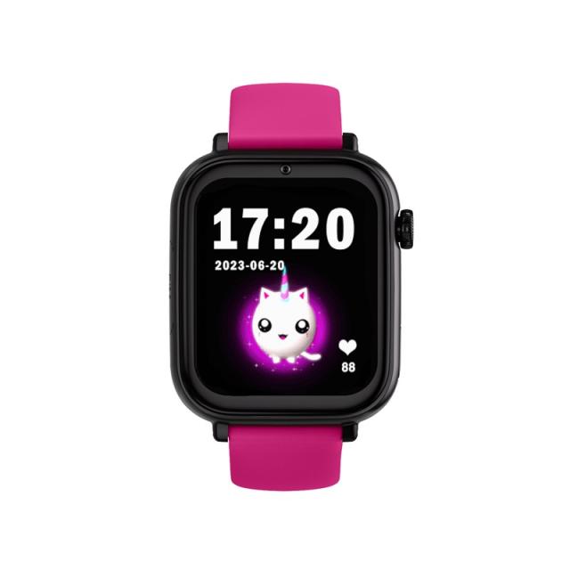 SaveFamily - Save Family PLUS SmartWatch con GPS y llamada Negro Correa silicona Lollipop Fusia NO INCLUYE SIM