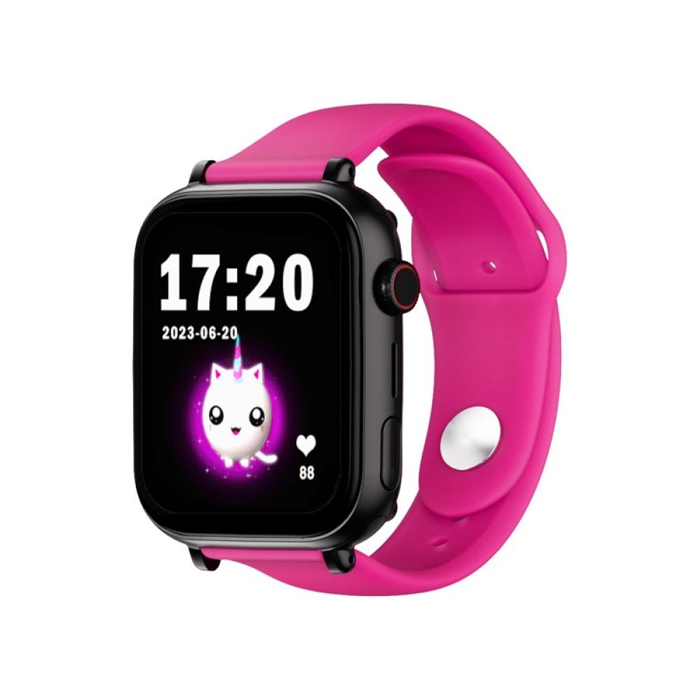SaveFamily - Save Family PLUS SmartWatch con GPS y llamada Negro Correa silicona Lollipop Fusia NO INCLUYE SIM