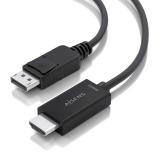 AISENS - Cable conversor DisplayPort a HDMI 4K@60Hz, DP/M-HDMI/M, Negro, 1.5m