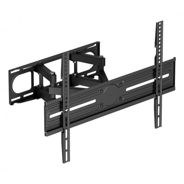 AISENS - Soporte eco giratorio, inclinable y nivelable para monitor/TV 40kg de 37-80, Negro