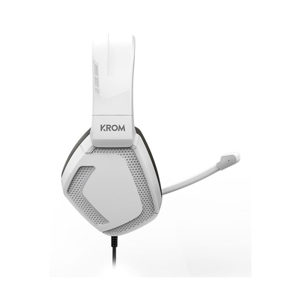 Krom - Kopa Pro Auriculares Alámbrico Diadema Juego Blanco