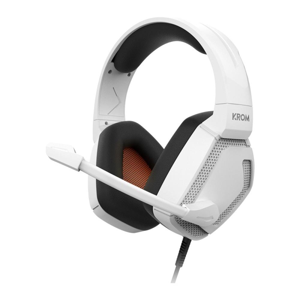 Krom - Kopa Pro Auriculares Alámbrico Diadema Juego Blanco