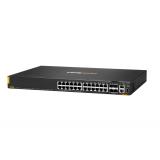 HPE - Aruba Networking CX 6200F 24G Class-4 PoE 4SFP+ 370W Gestionado L3 Gigabit Ethernet (10/100/1000) Energía sobre Ethernet (