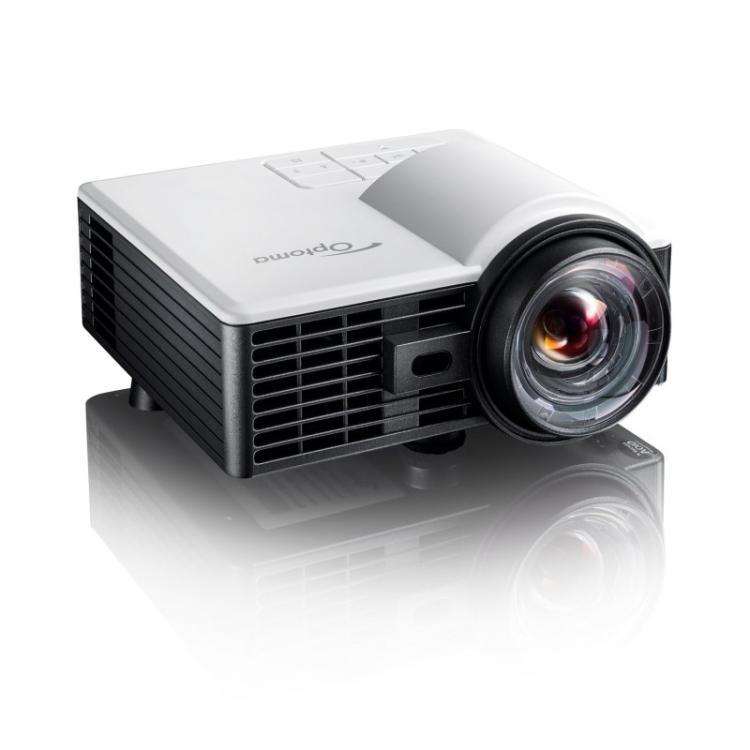 Optoma - ML1050STi Proyector de corto alcance 535 lúmenes ANSI DLP WXGA (1280x800) 3D Negro, Blanco