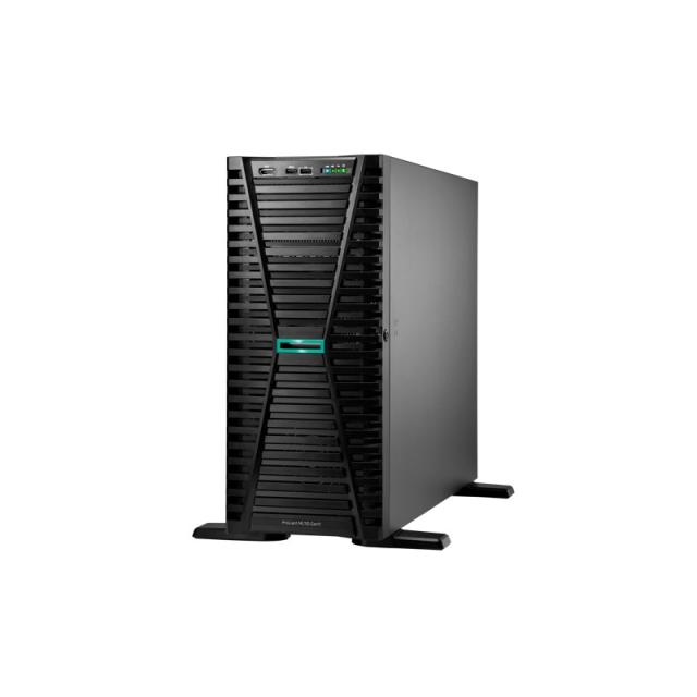 HPE - ProLiant ML110 Gen11 4510 2.4GHz 12c 1P 32GB-R 4LFF 2x4TB HDD 2x1000W PS EU Server