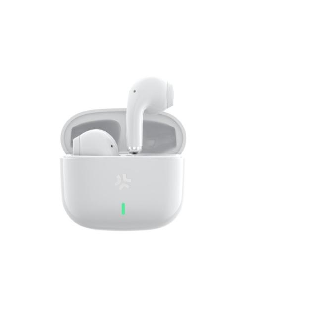 Celly - TIPS1WH auricular y casco Auriculares Inalámbrico Dentro de oído Llamadas/Música USB Tipo C Blanco