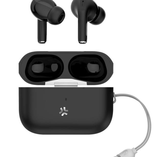 Celly - HARMONYBK auricular y casco Auriculares Inalámbrico Dentro de oído Llamadas/Música USB Tipo C Negro