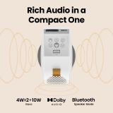 BenQ - GV50 Proyector de alcance estándar 500 lúmenes ANSI DLP 1080p (1920x1080) Blanco