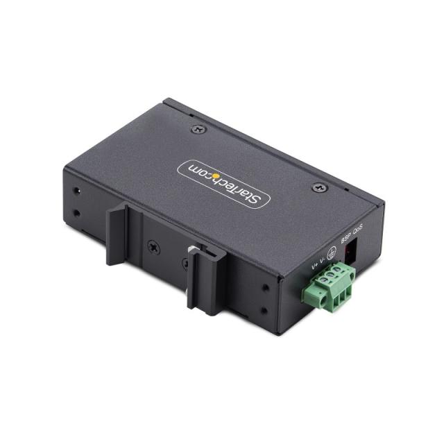 StarTech.com - Switch Ethernet Industrial de 5 Puertos no Gestionado IP30 - Ethernet 100/1000 - Montaje en Pared o Carril DIN -