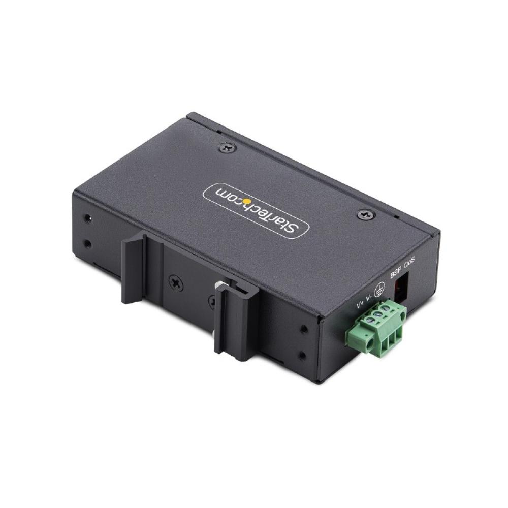 StarTech.com - Switch Ethernet Industrial de 5 Puertos no Gestionado IP30 - Ethernet 100/1000 - Montaje en Pared o Carril DIN -