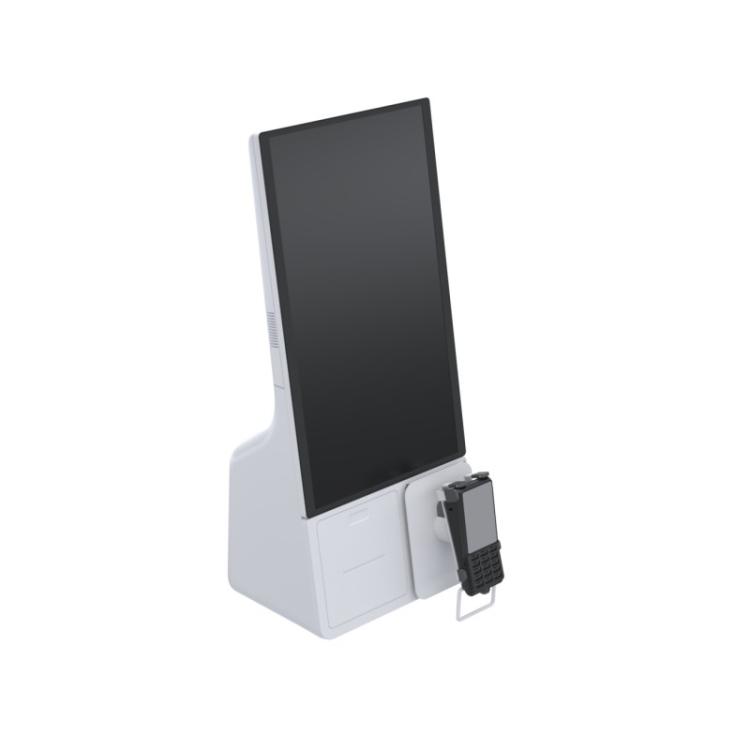 Ergonomic Solutions - SpacePole Kiosk SKS001-32 accesorio para terminal de punto de venta Base POS Blanco Metal