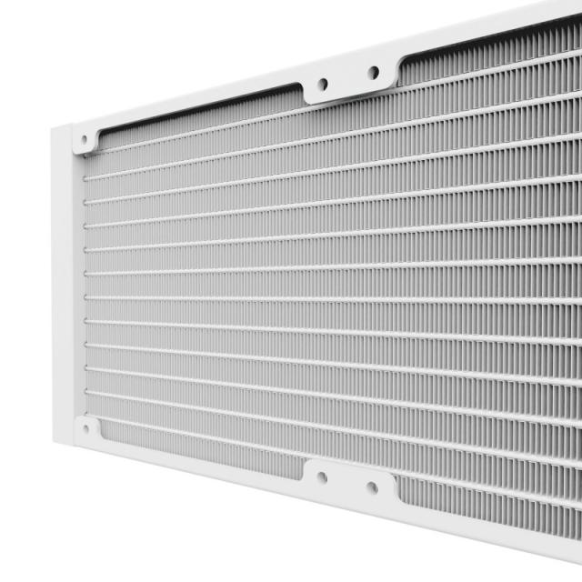 ABYSM - Oceanic LCD 360 ARGB Procesador Sistema de refrigeración líquida todo en uno 12 cm Blanco 1 pieza(s)