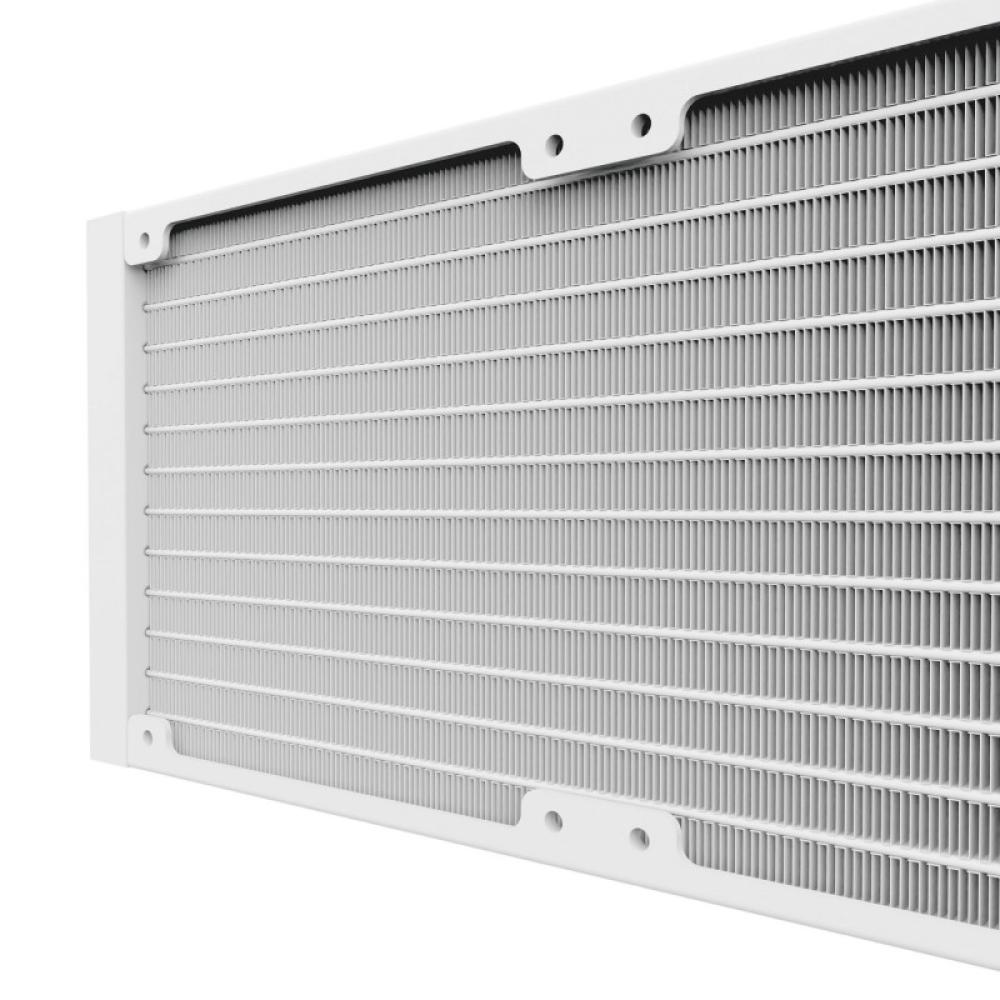 ABYSM - Oceanic LCD 360 ARGB Procesador Sistema de refrigeración líquida todo en uno 12 cm Blanco 1 pieza(s)