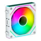 ABYSM - Oceanic LCD 360 ARGB Procesador Sistema de refrigeración líquida todo en uno 12 cm Blanco 1 pieza(s)