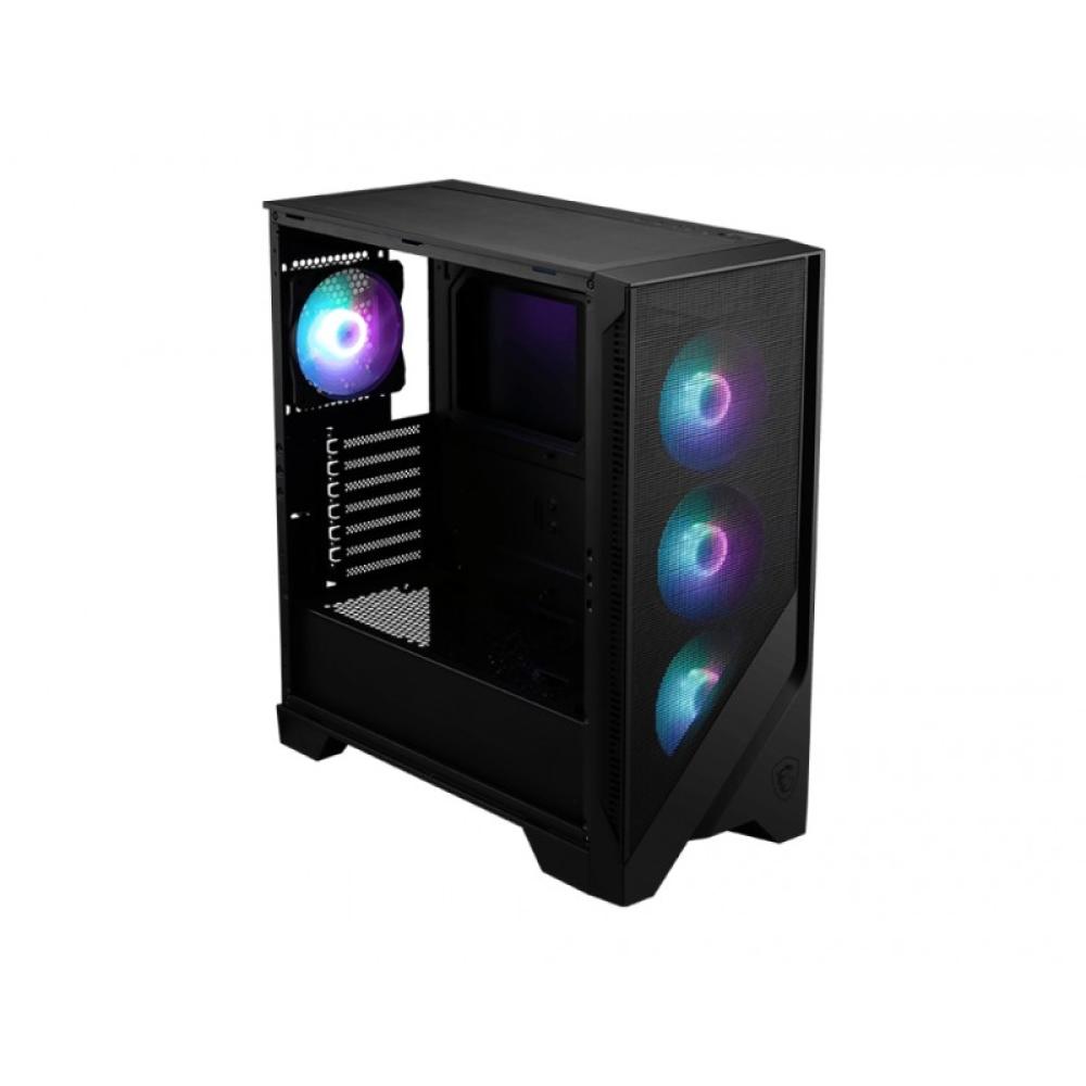 MSI - MAG Forge 320R AIRFLOW Micro Torre Negro, Transparente