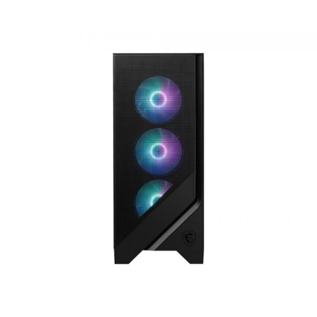 MSI - MAG Forge 320R AIRFLOW Micro Torre Negro, Transparente