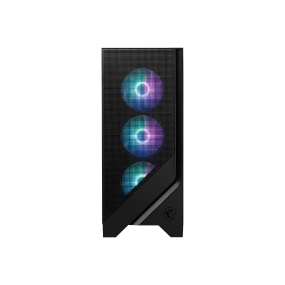 MSI - MAG Forge 320R AIRFLOW Micro Torre Negro, Transparente