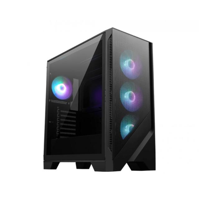 MSI - MAG Forge 320R AIRFLOW Micro Torre Negro, Transparente
